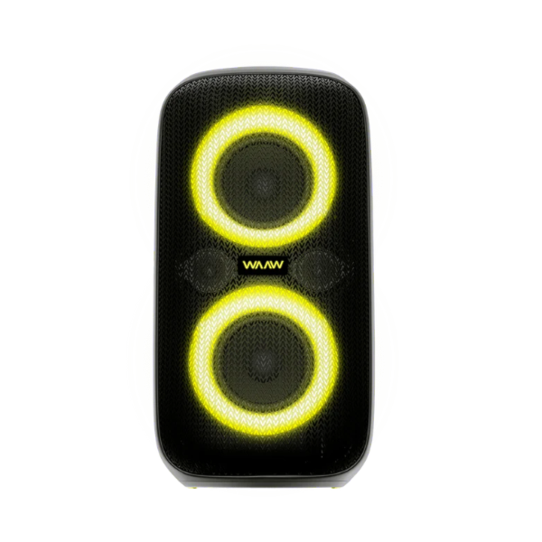 Caixa de Som Bluetooth Waaw Sound Box Infinite 100 100W RMS com LED, TWS, Power Bass e IPX4 Preto/Verde-4e384f60-f8c1-4f10-92f5-1a419e30d0ed
