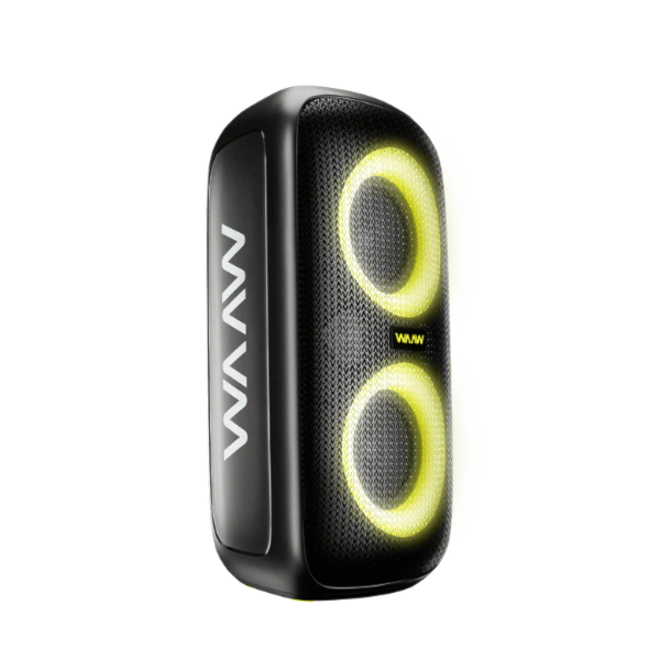 Caixa de Som Bluetooth Waaw Sound Box Infinite 100 100W RMS com LED, TWS, Power Bass e IPX4 Preto/Verde-e6adb16e-5053-40ea-bca0-2dda04bfe489