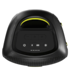 Caixa de Som Bluetooth Waaw Sound Box Infinite 100 100W RMS com LED, TWS, Power Bass e IPX4 Preto/Verde