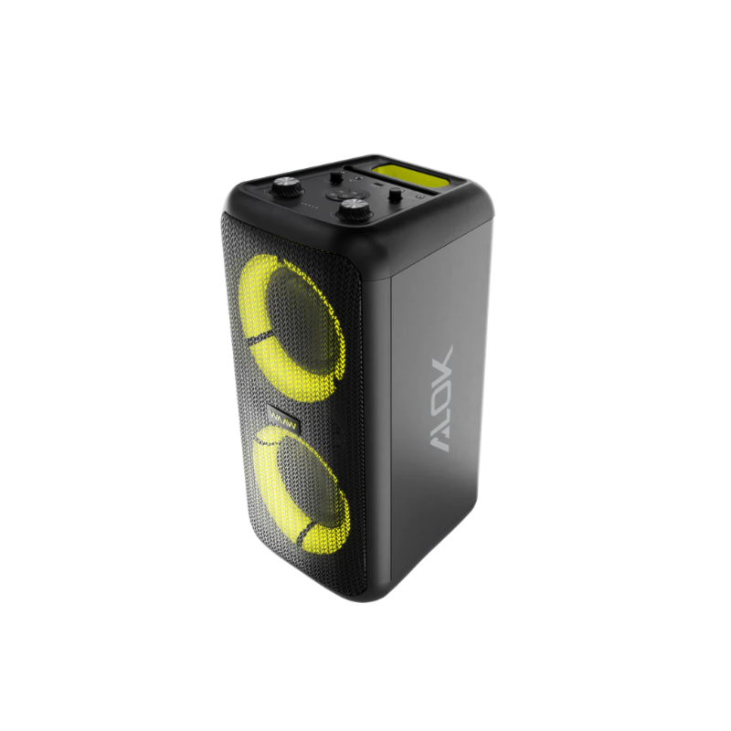 Caixa de Som Bluetooth Waaw Sound Box Infinite 200 160W RMS, LED, TWS, Power Bass, Entradas P10, USB e Bateria de 12h Preto/Verde-4066ea18-4e66-468c-a942-2d25402c4a49