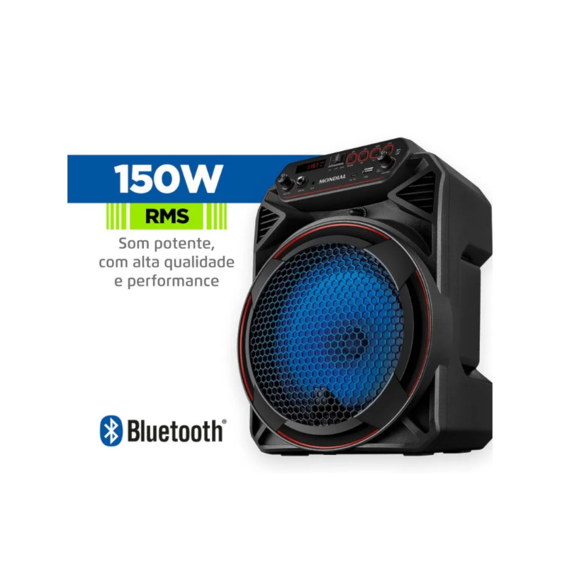Caixa De Som Mondial Amplificada CM-150 Bivolt