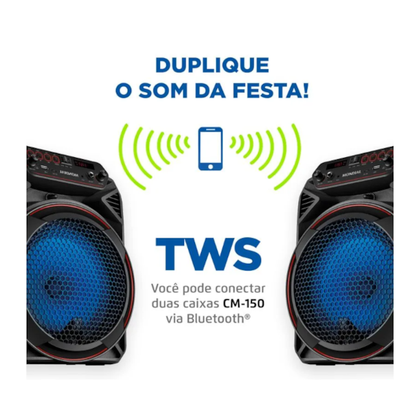 Caixa De Som Mondial Amplificada CM-150 Bivolt-3c8db318-1f57-4b35-b7df-262991804a6a
