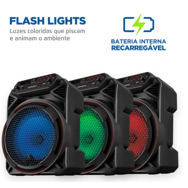 Caixa De Som Mondial Amplificada CM-150 Bivolt-66f655fd-911c-4703-b1bf-e5c2963b4b6c