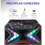 Caixa De Som Mondial Amplificada Connect Ligths CM-400