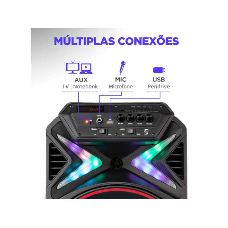 Caixa De Som Mondial Amplificada Connect Ligths CM-400-9523e9f4-430a-4565-b3ff-f69016102745