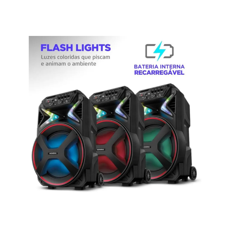 Caixa De Som Mondial Amplificada Connect Ligths CM-400-1907f50e-ef28-44e2-8fdb-6637cbc8b211