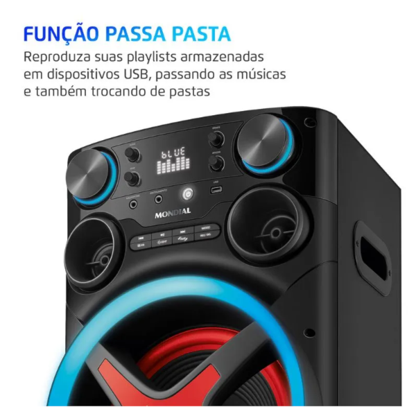 Caixa De Som Mondial Torre Bluetooth TM-2200 Bivolt-88cbf51b-5267-411b-9975-050faf95462c