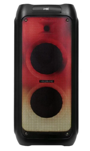 Caixa de Som Party Speaker Vibe Sound V7 Fire 1800W RMS Preto