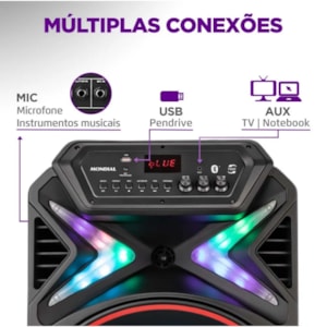 Caixa Mondial CM-700 Amplificada