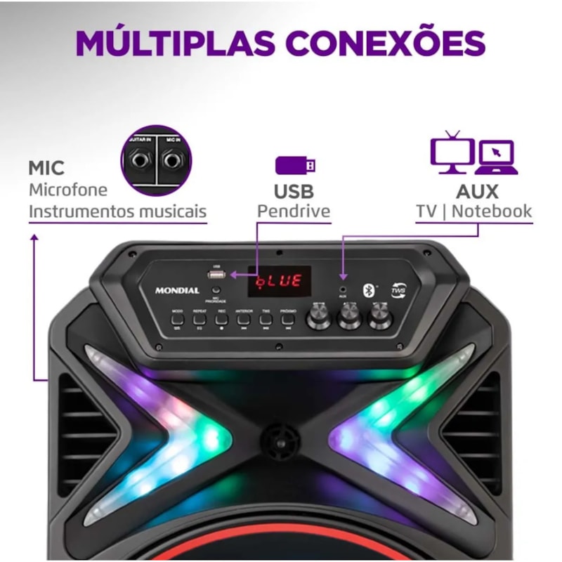 Caixa Mondial CM-700 Amplificada-d5be3eff-7d8b-4a5c-b289-4311358f2915