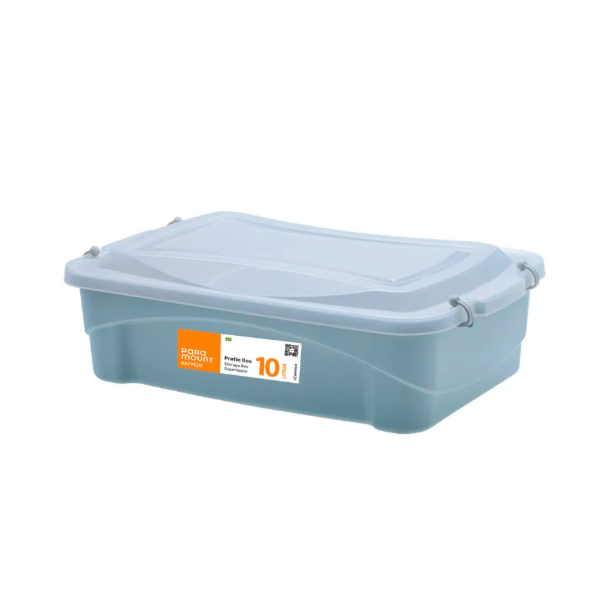 Caixa Organizadora Paramount Pratic Box 10L 41X29X14CM Grey-70c7e4b3-663e-409b-bb94-3be316eaaec4