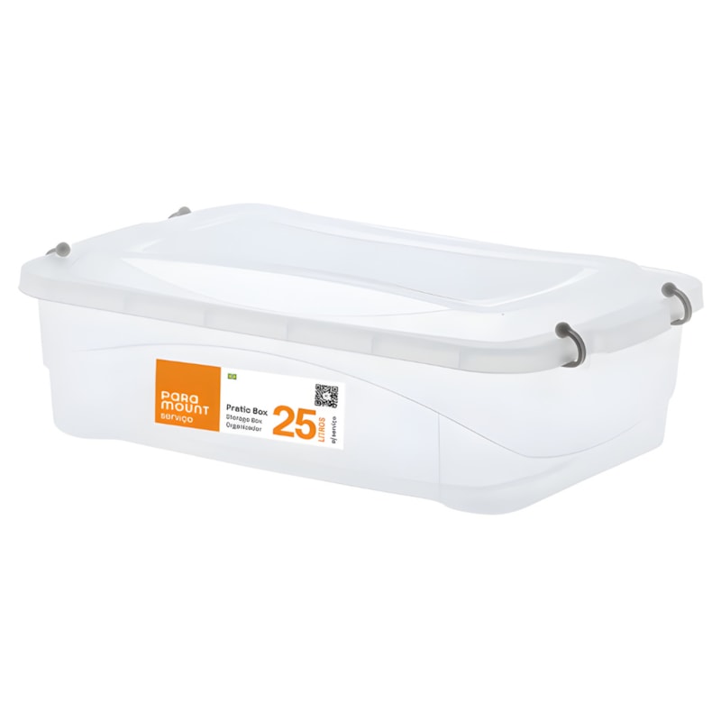 Caixa Organizadora Paramount Pratic Box 25L 59X38X17 -74c0c36a-d634-4046-8082-6581ee3fab7a