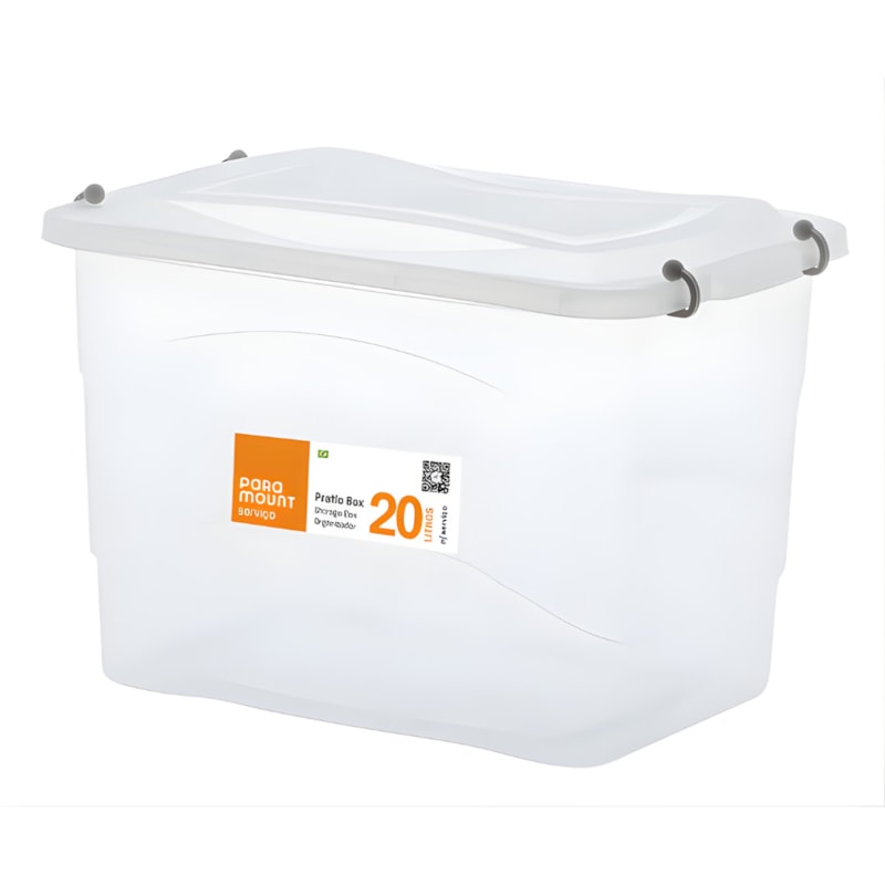 Caixa Organizadora Paramount Pratic Box 41X29X25cm 20L-d1ad52e0-38a3-4091-8e36-9605e784d822