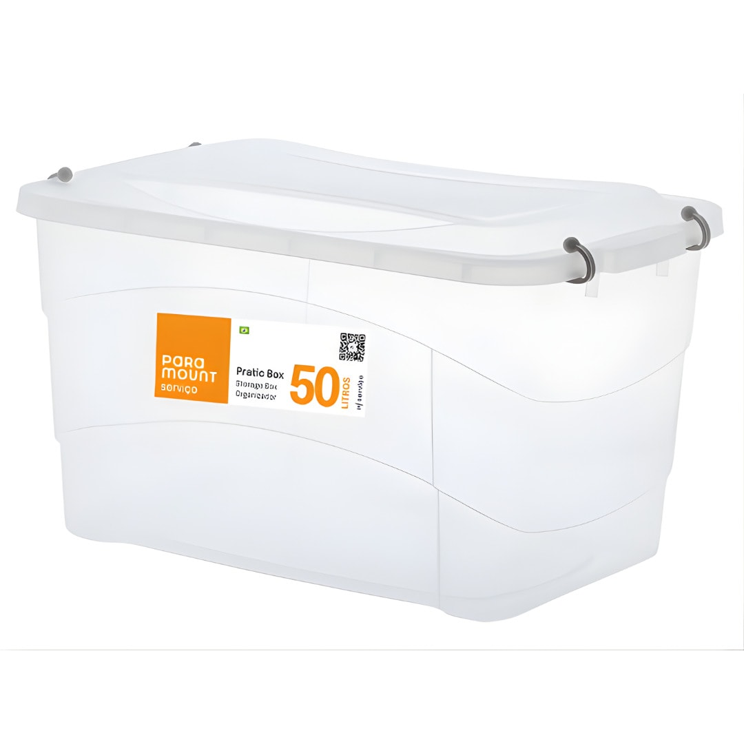 Caixa Organizadora Paramount Pratic Box 41X29X25cm 20L | Clara Eletro