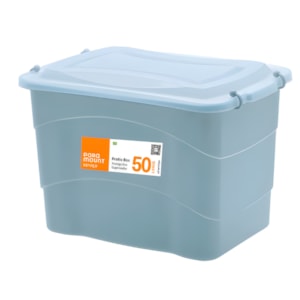 Caixa Organizadora Paramount Pratic Box 50L 59X38X34CM Grey
