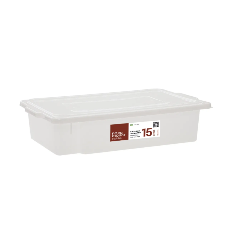 Caixa Paramount Organizadora de Alimento 15L com Tampa Pro-b946131f-f182-4ba4-a2dd-24d96a9427fc