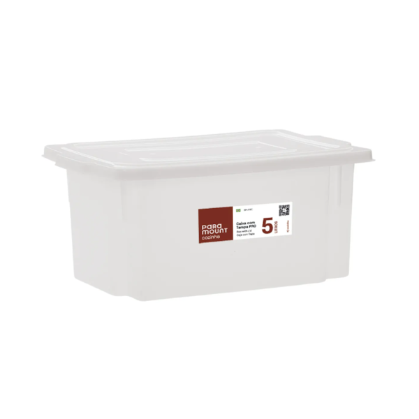 Caixa Paramount Organizadora de Alimento 5L com Tampa Pro -0f580931-d193-4588-a5e9-2ff4d36d2119