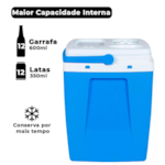 Caixa Termica Bel 19L Azul