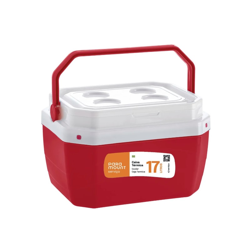 Caixa Termica Paramount 17L Vermelha