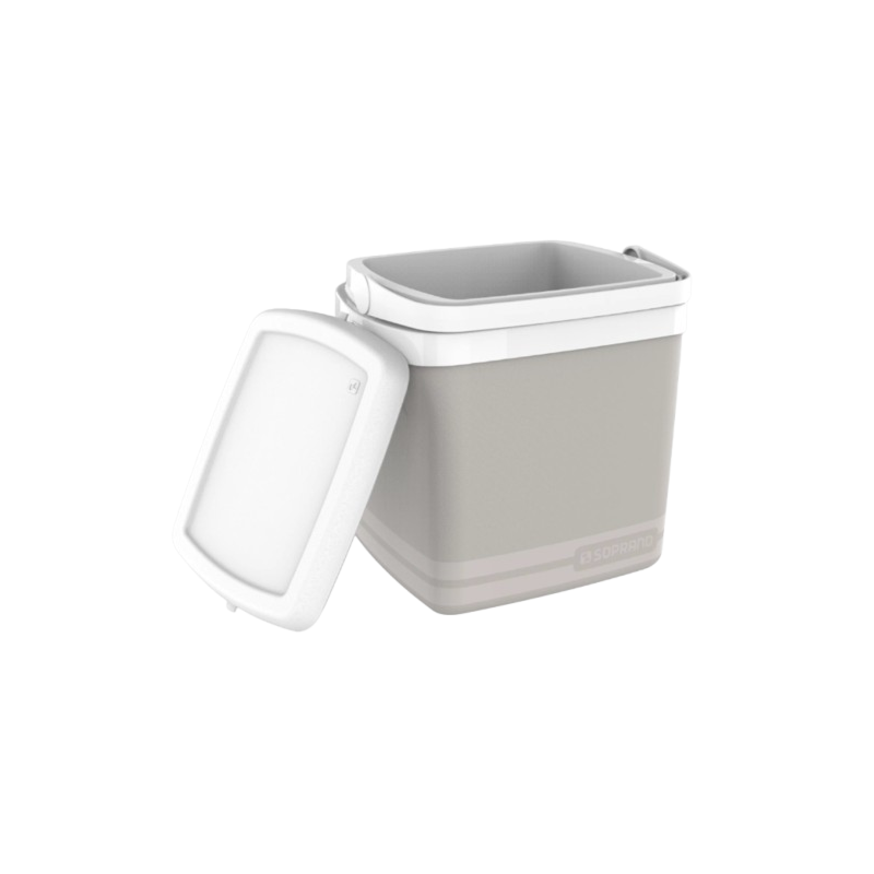 Caixa Termica Soprano Tropical 22L Cinza Claro
