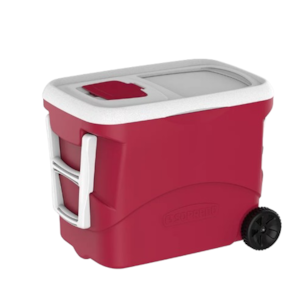 Caixa Termica Soprano Tropical Plus 50L com Rodas Vermelha
