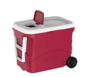 Caixa Termica Soprano Tropical Plus 50L com Rodas Vermelha