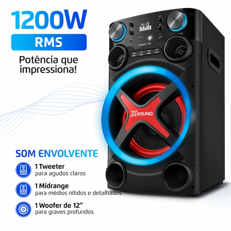 Caixa Torre Mondial 1200W Bluetooth-045b040f-93b1-403b-b0a2-63a738e2423b