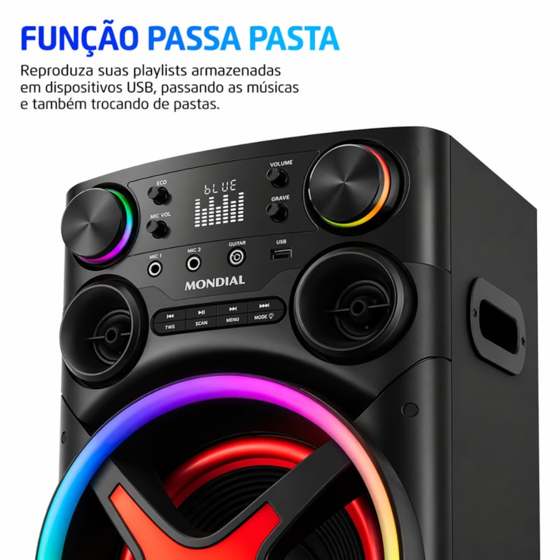 Caixa Torre Mondial 1200W Bluetooth-bcd7ad36-97c9-4538-9630-218f9e7b0276