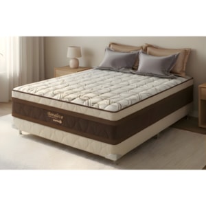 Cama Box Marjom Beneleve Casal 0,54x1,88x1,38