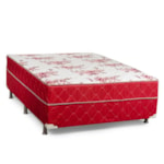 Cama Box Marjom Iara Mola Bonnel Euro Top Casal 0,60x1,88x1,38