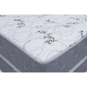 Cama Box Marjom Iara Mola Bonnel Euro Top Casal 0,60x1,88x1,38