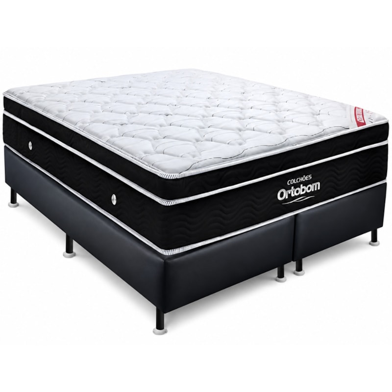 Cama Box Ortobom Elegant SuperPocket King 193X203X028 Molas Ensacadas-e96b0b83-d41f-47d7-a813-9bb279f84483