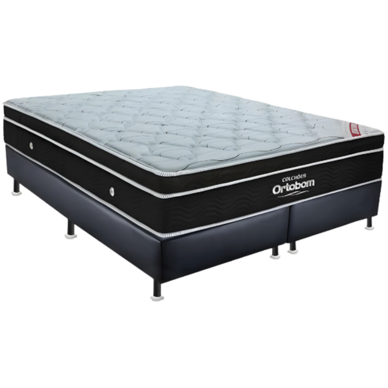 Cama Box Ortobom Elegant SuperPocket King 193X203X028 Molas Ensacadas-63f60432-90a3-48fc-88fa-d3ead482ebe9