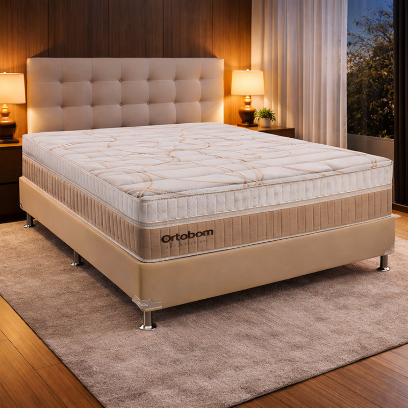 Cama Box Ortobom Exclusive Gel King 193x203x34-88aec0b3-6419-4791-aafd-c5eac3b98da2
