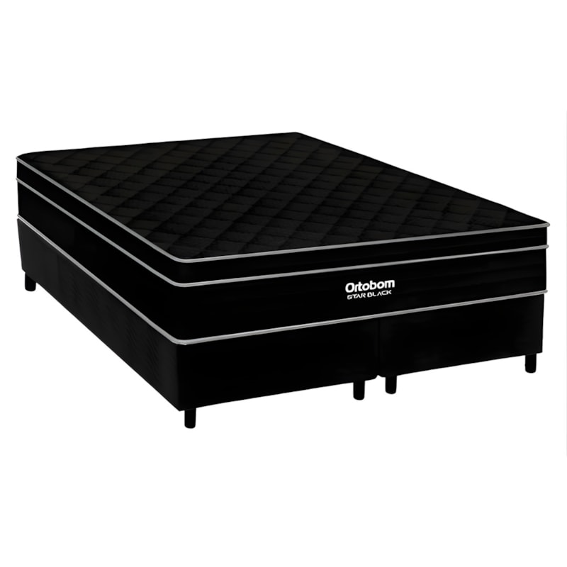 Cama Box Ortobom Star Black King D45 038X198X158 Mola Ensacada-aa9e1751-5d36-45ee-b182-c4716f1815bc