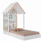 Cama Infantil Montessoriana Home 9A 6491 SL2 Branco