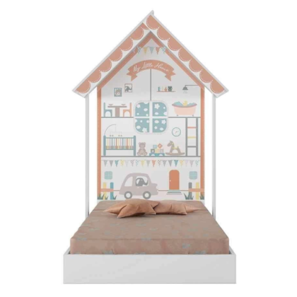 Cama Infantil Montessoriana Home 9A 6491 SL2 Branco