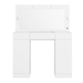Camarim Studio Albatroz 2 Portas 3 Gavetas com 4 Luminarias de Led e Espelho Incluso de 0,86X0,38M Branco Fosco Liso-8158a1a8-23ef-4230-a762-00205400bea8