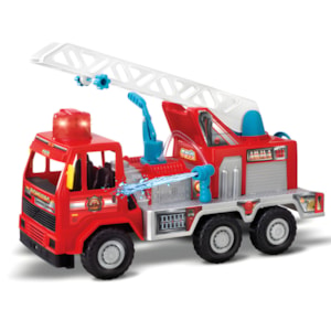Caminhao Bombeiro Magic Toys Fire com Agua