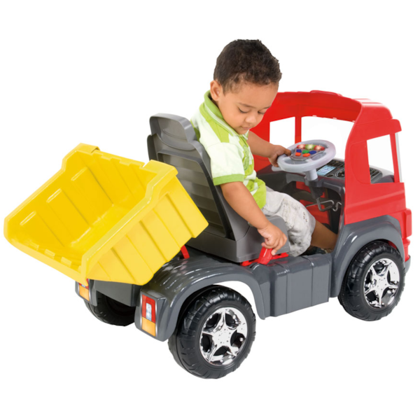 Caminhao Truck Magic Toys Infantil com Pedal Vermelho-2fd7bda5-5ad3-403b-a791-9f3224e9a8c3