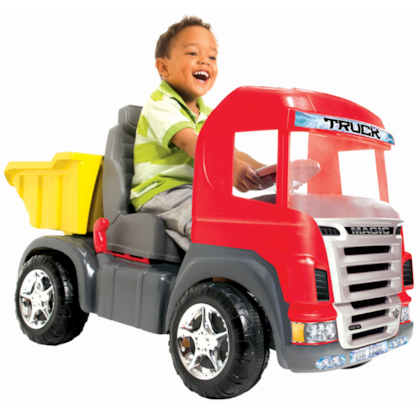 Caminhao Truck Magic Toys Infantil com Pedal Vermelho