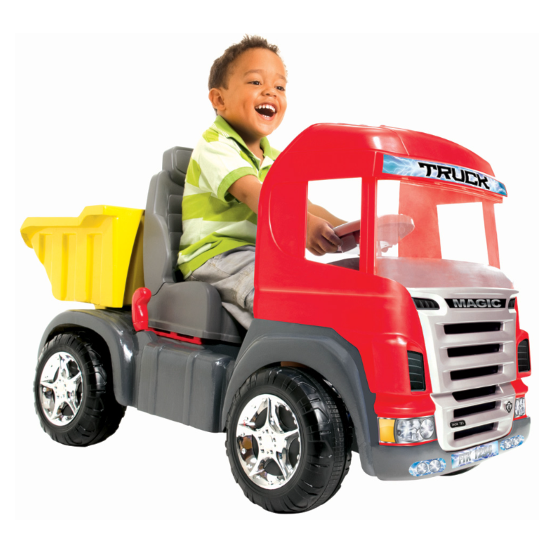 Caminhao Truck Magic Toys Infantil com Pedal Vermelho