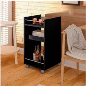 Carrinho Bar Artely Breito Preto 003275