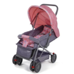 Carrinho de Bebe Dorel Luck Voyage Rosa Boreal