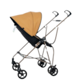 Carrinho de Bebe Galzerano Capri Preto/Caramelo-50f58290-c265-4351-89f7-f10ce1b980bc