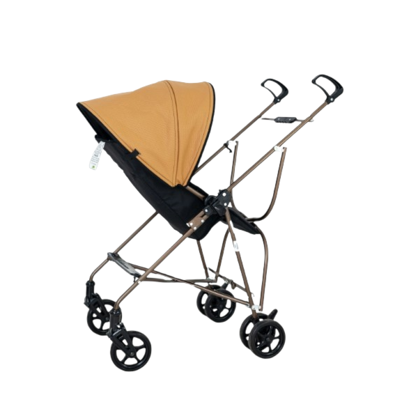 Carrinho de Bebe Galzerano Capri Preto/Caramelo-c72a1e01-cd12-4e28-b48d-b5459bc7bd27