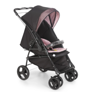 Carrinho de Bebe Galzerano Maranello II Preto/Rosa