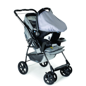 Carrinho de Bebe Galzerano Milano Reversilvel II Cinza