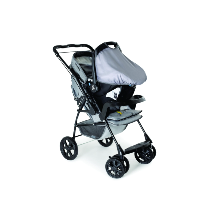 Carrinho de Bebe Galzerano Milano Reversilvel II Cinza