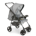 Carrinho de Bebe Galzerano Milano Reversilvel II Cinza-b3eb2d60-313f-4407-8e9d-5796ea3e6b18